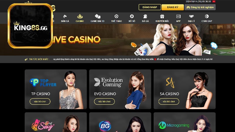 Tổng quan về casino King88